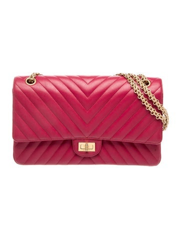 Chevron Reissue 226 Double Flap Bag