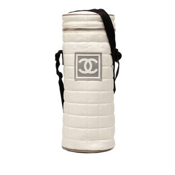 Nylon Quilted Sport Line Bottle Holder Crossbody