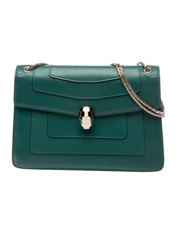 Bvlgari Leather Shoulder Bag