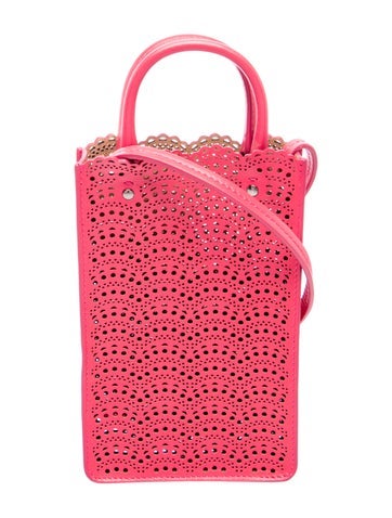 Alaia Leather Garance Phone Holder