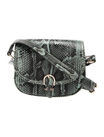 Longchamp Embossed Leather Crossbody Bag