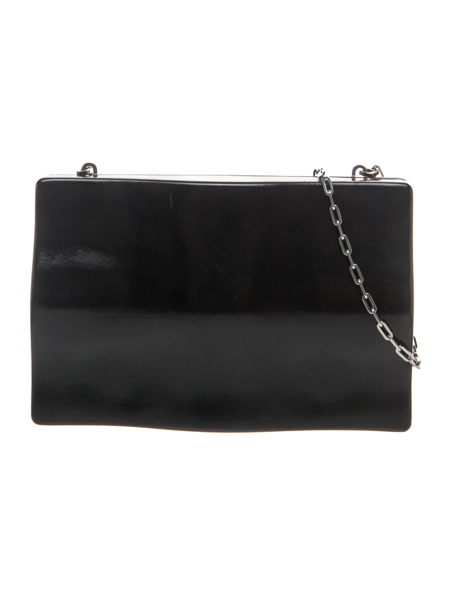 Leather Wave Clutch