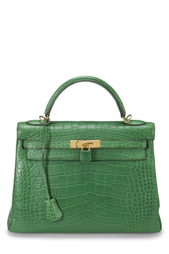 Hermes Cactus Alligator Kelly Retourne 32