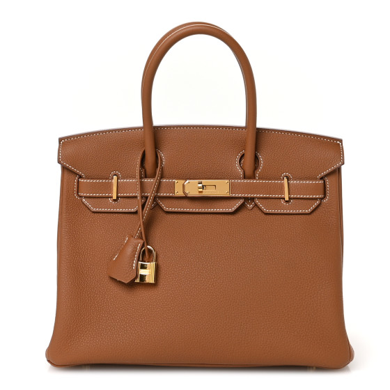 Hermes Togo BIRKIN 30 Gold