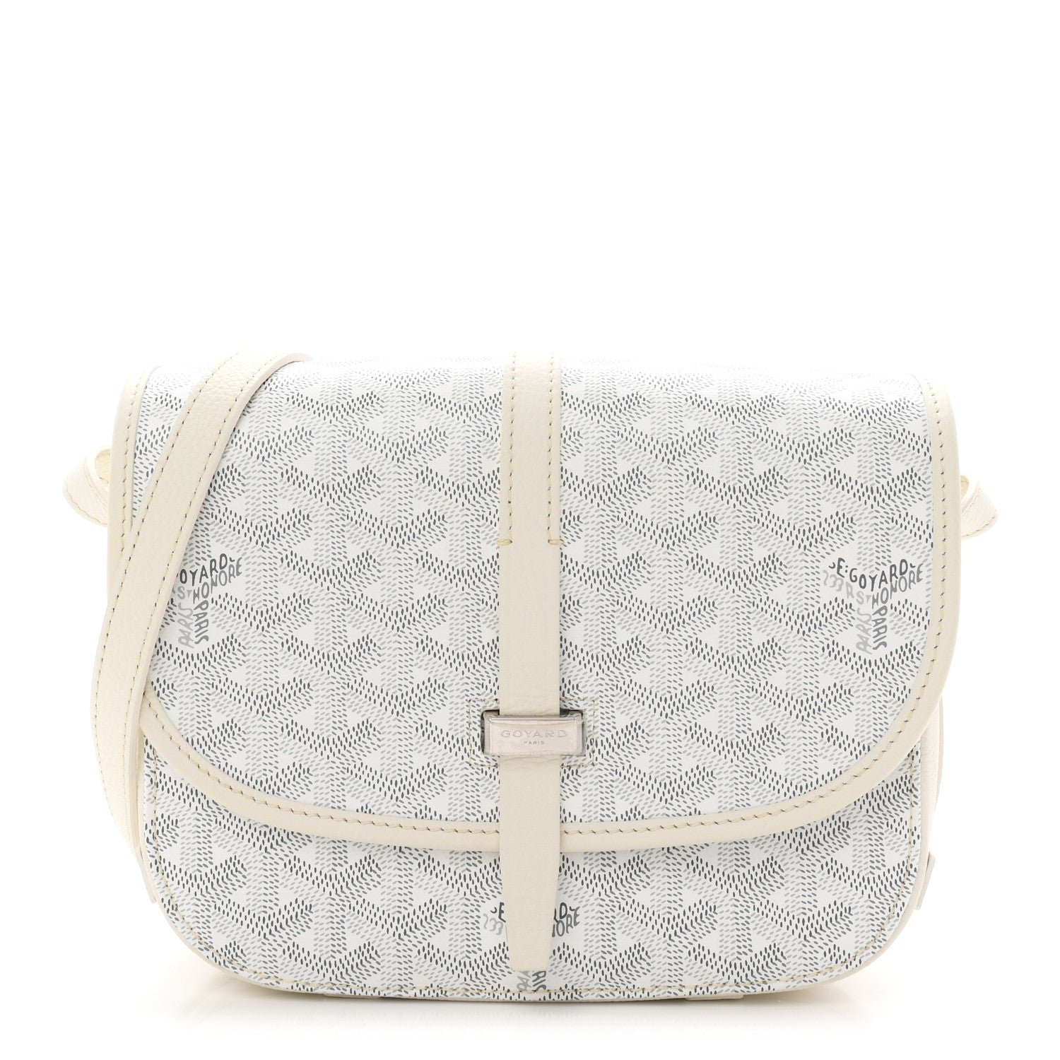 Goyard Goyard Goyardine Belvedere II PM Messenger Bag White