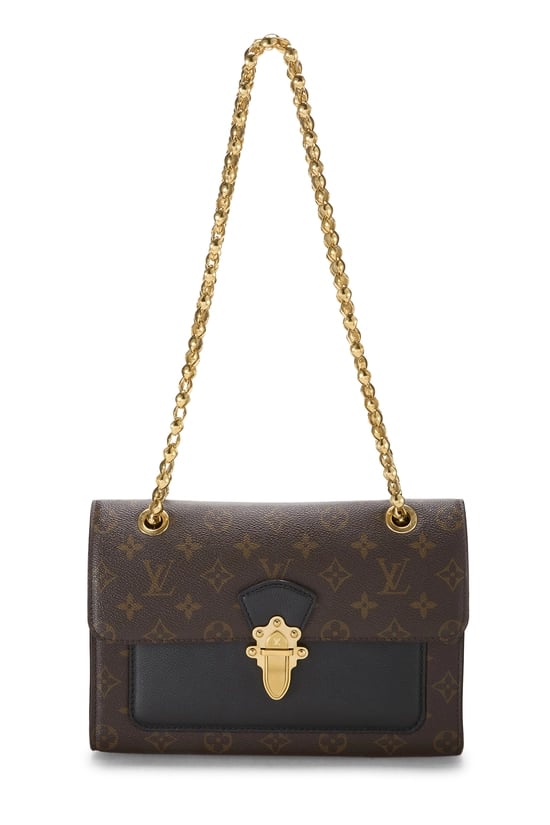 Black Monogram Canvas Victoire