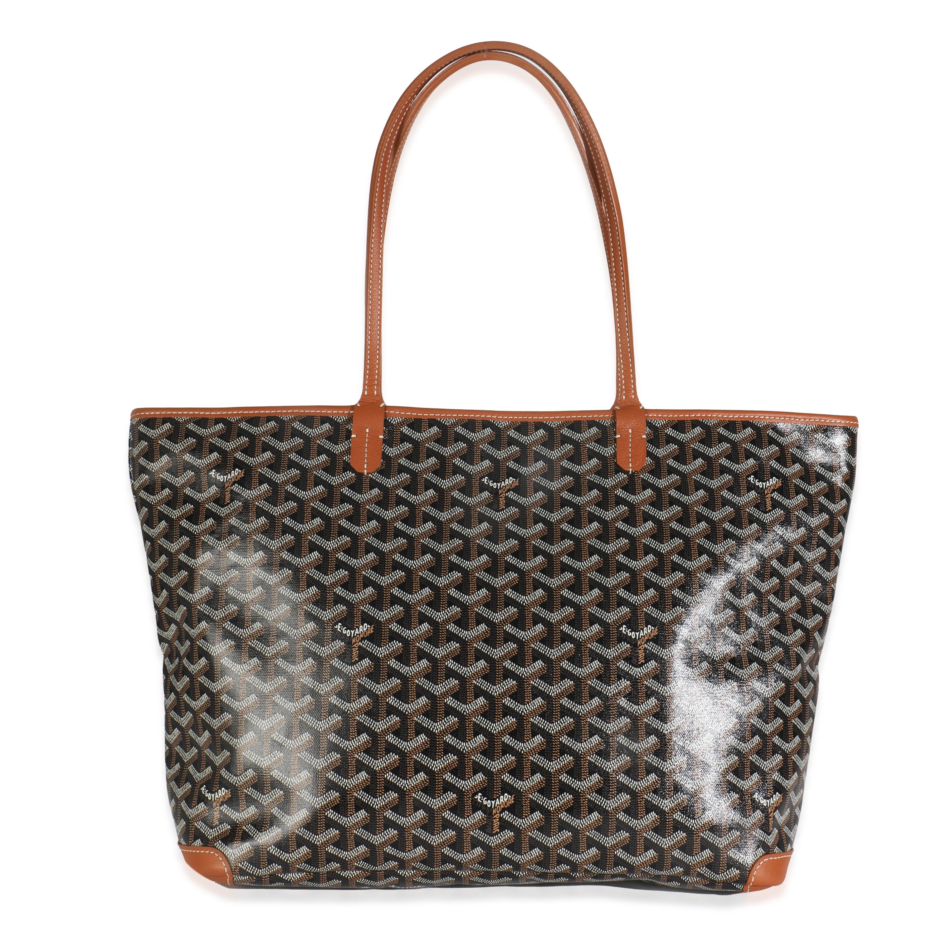 Goyard Gold Black Goyardine Canvas Artois GM