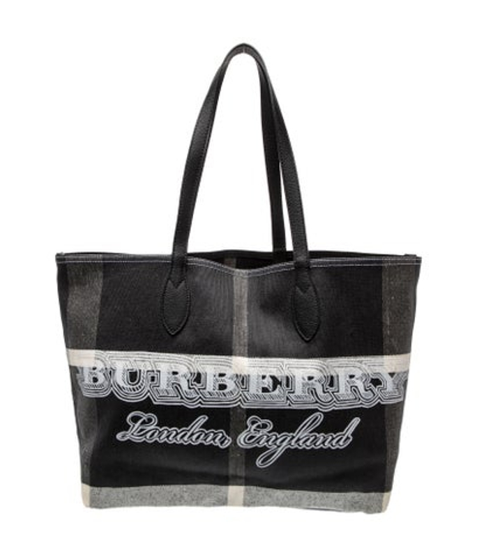 Burberry Mega Check Tote Medium
