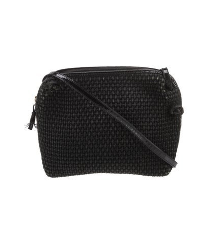 Bottega Veneta Veneta Raffia Crossbody Bag Vintage