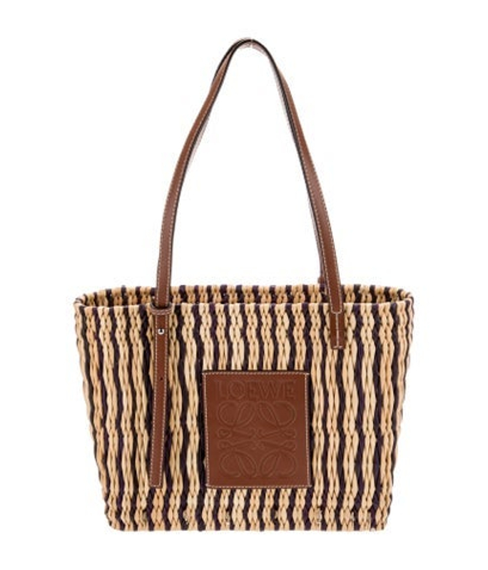 Loewe Raffia Square Basket