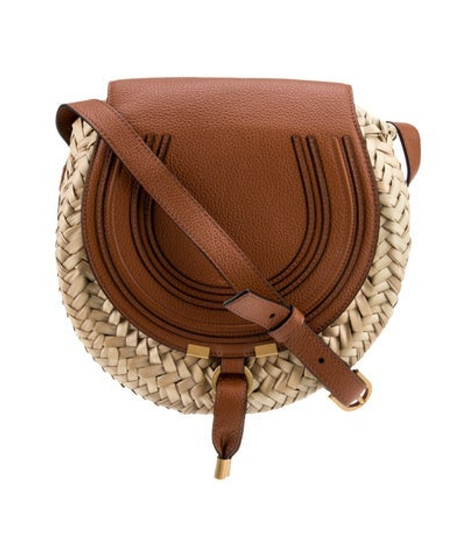 Chloe Straw Crossbody Bag