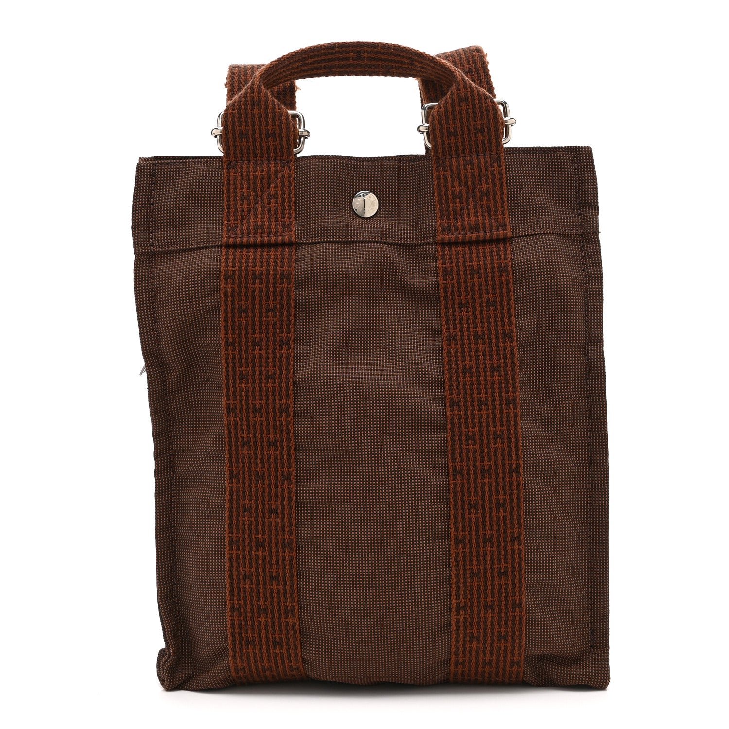 Hermes Canvas Herline Backpack Brown
