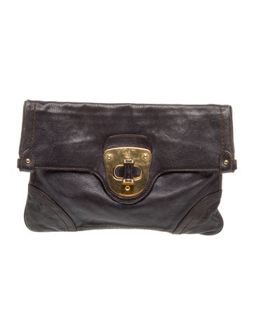 Alexander McQueen Leather Flapper Novak