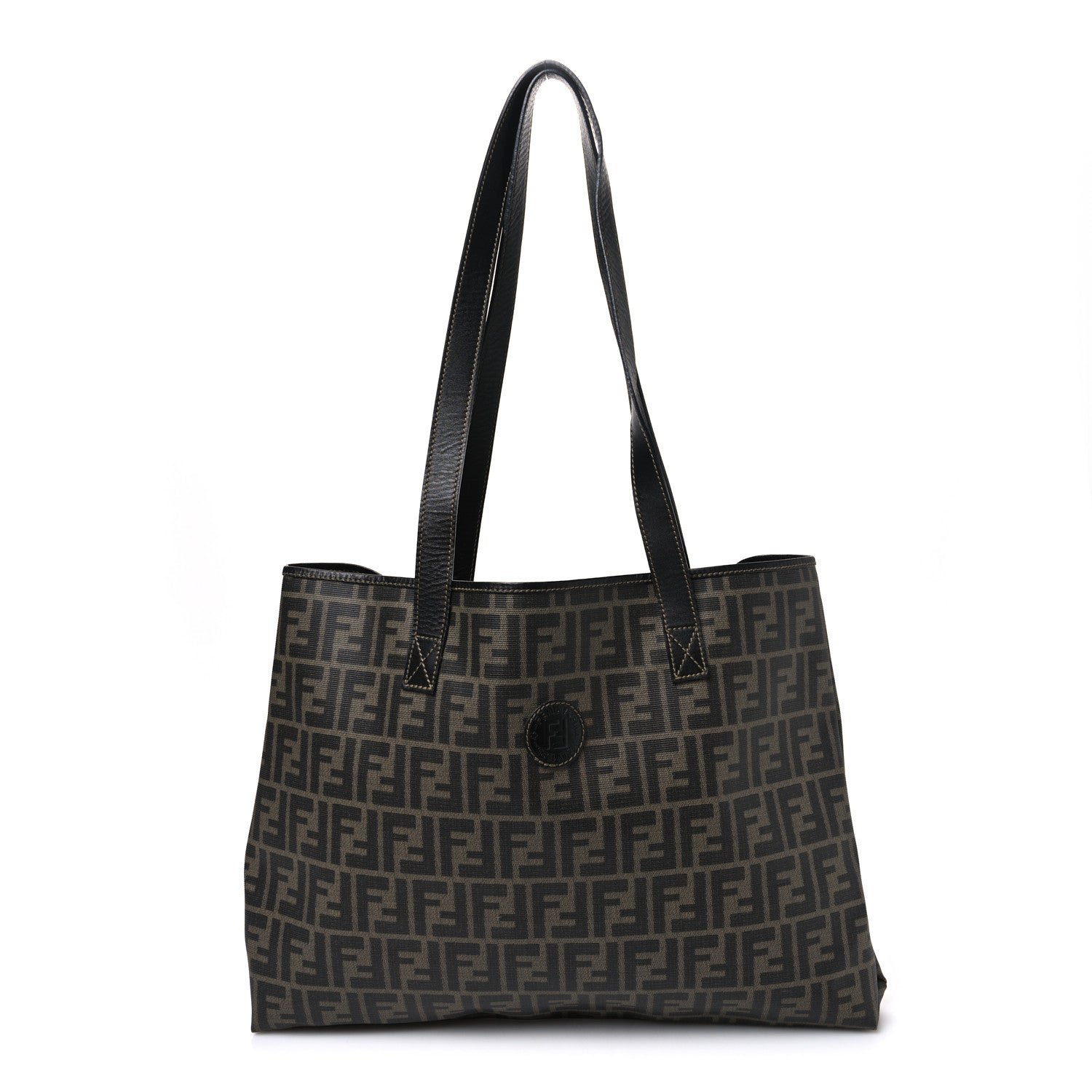 Fendi Zucca Shopping Tote Tobacco