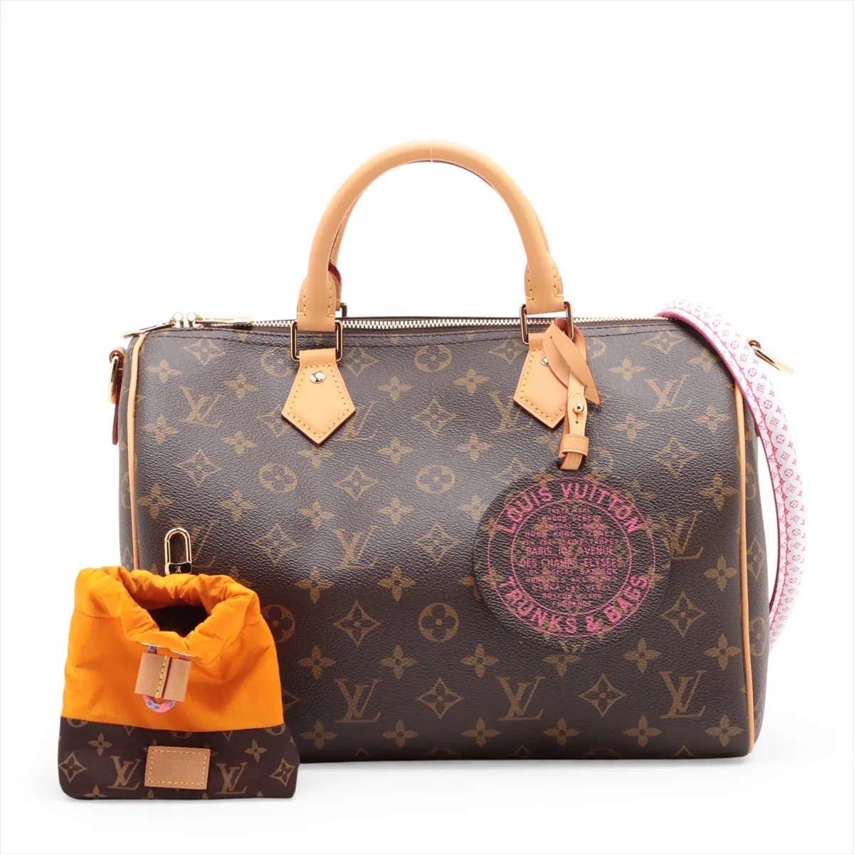 Louis Vuitton Monogram Speedy soft 30 M27512 Brown There was an RFID response