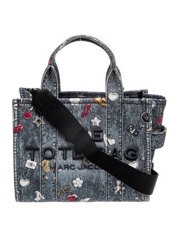 Denim Top Handle Bag