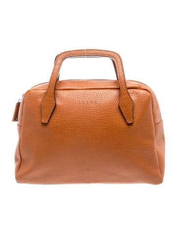 Leather Top Handle Bag
