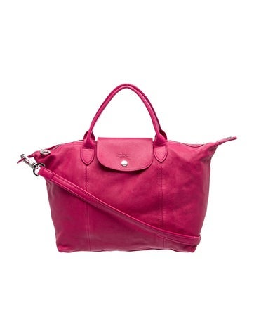 Leather Le Pliage Cuir