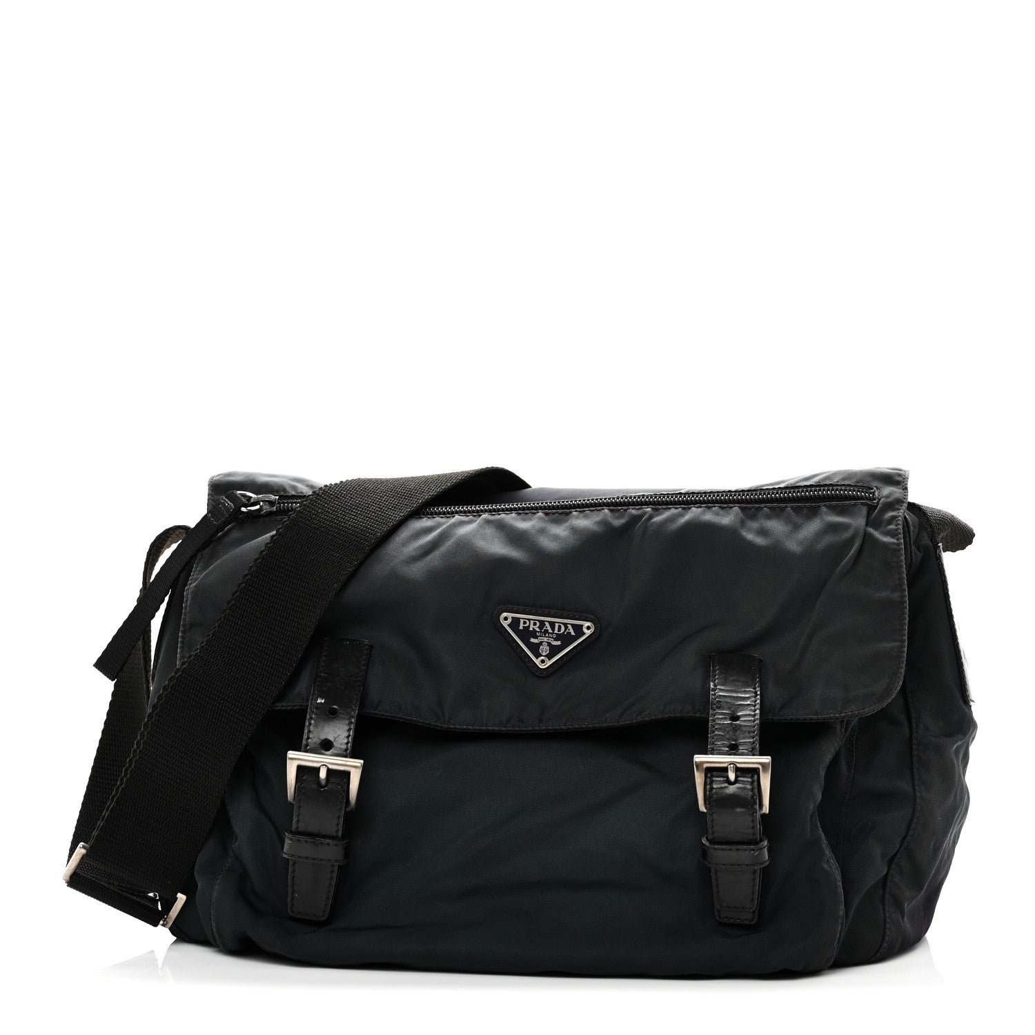 Prada Prada Nylon Vela Sport Messenger Bag Baltico