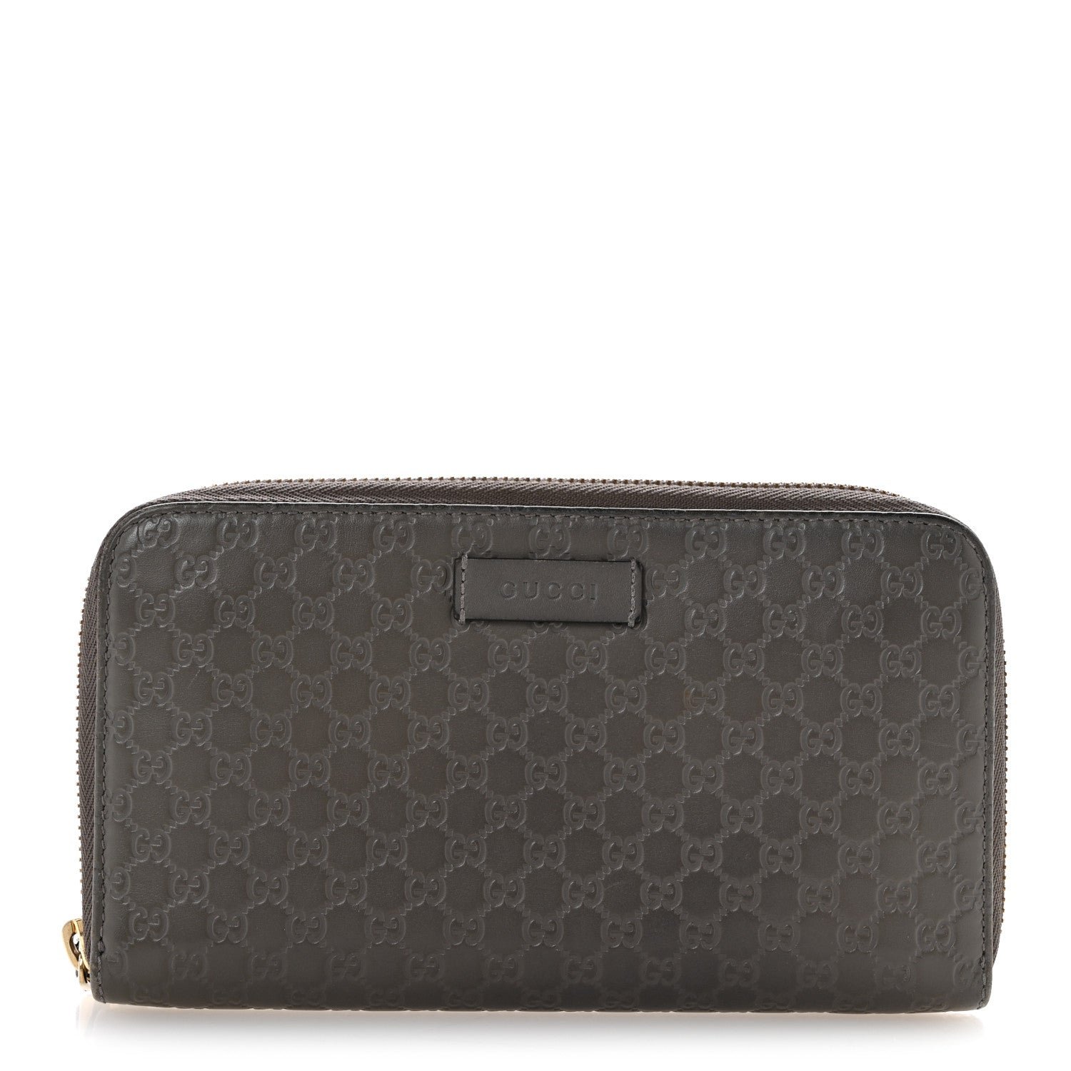 Gucci Microguccissima Zip Around Wallet Grey