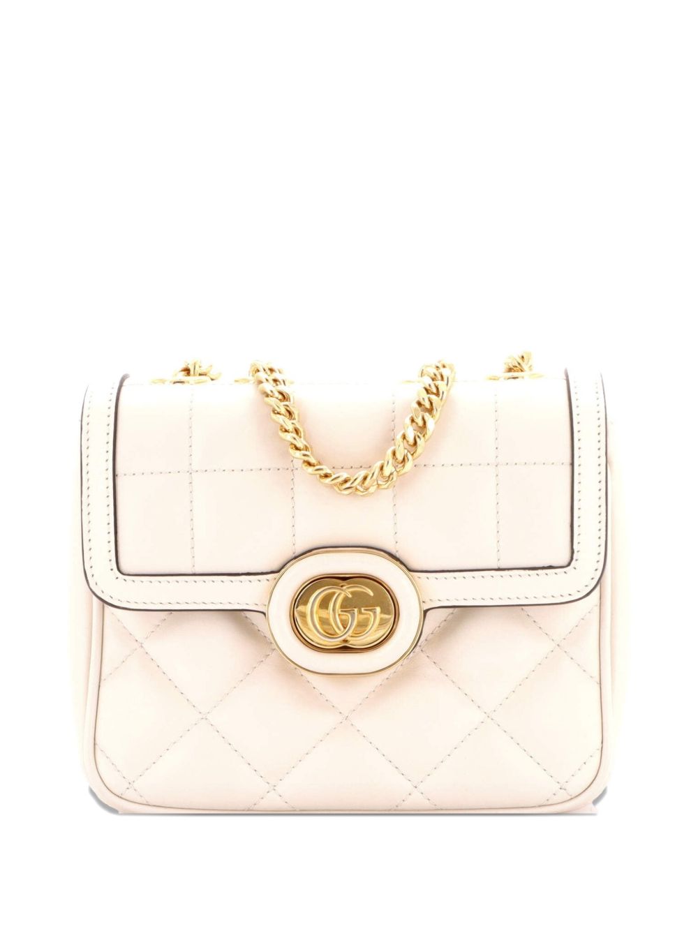 Gucci Deco Chain Flap Bag Mixed Matelasse Leather Mini crossbody bag