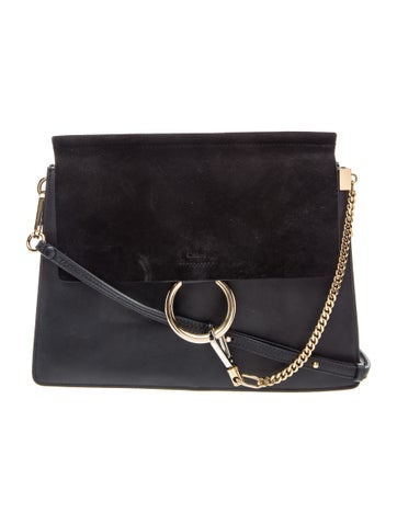 Leather Chloe Faye Shoulder Bag Medium w/ Tags