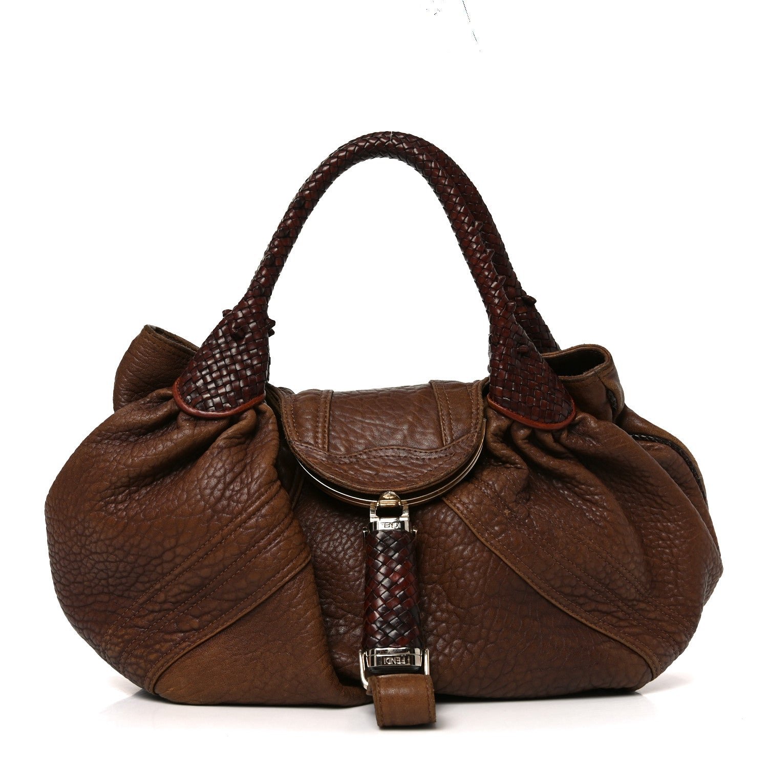 Fendi Nappa Nuvolata Spy Cognac