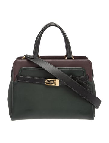 Coach Leather Top Handle Bag