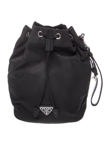 Saffiano Leather Bucket Bag