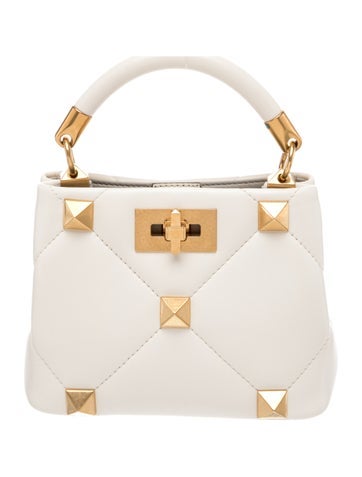 Valentino Roman Stud Top Handle Bag Small