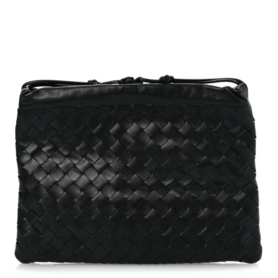 Bottega Veneta Nappa Intrecciato Medium Dustbag Black