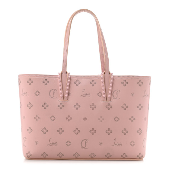 Christian Louboutin Calfskin Loubinthesky East West Cabata Tote Rosy