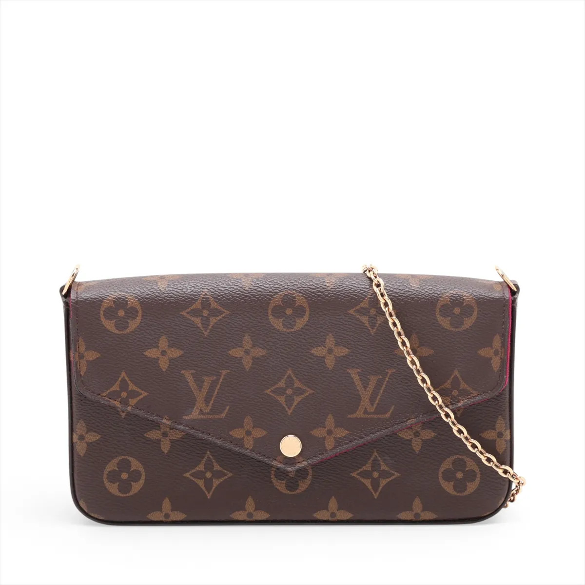 Louis Vuitton Monogram Pochette Félicie M61276 Brown There was an RFID response