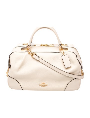 Leather Top Handle Bag