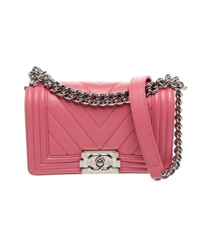 Chanel Small Chevron Boy Bag