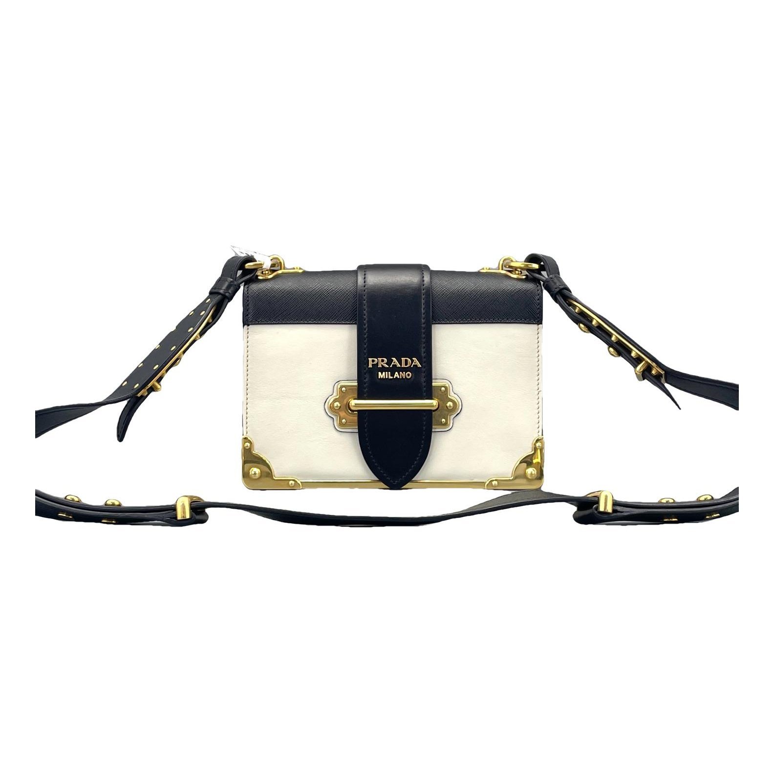 Cahier leather handbag