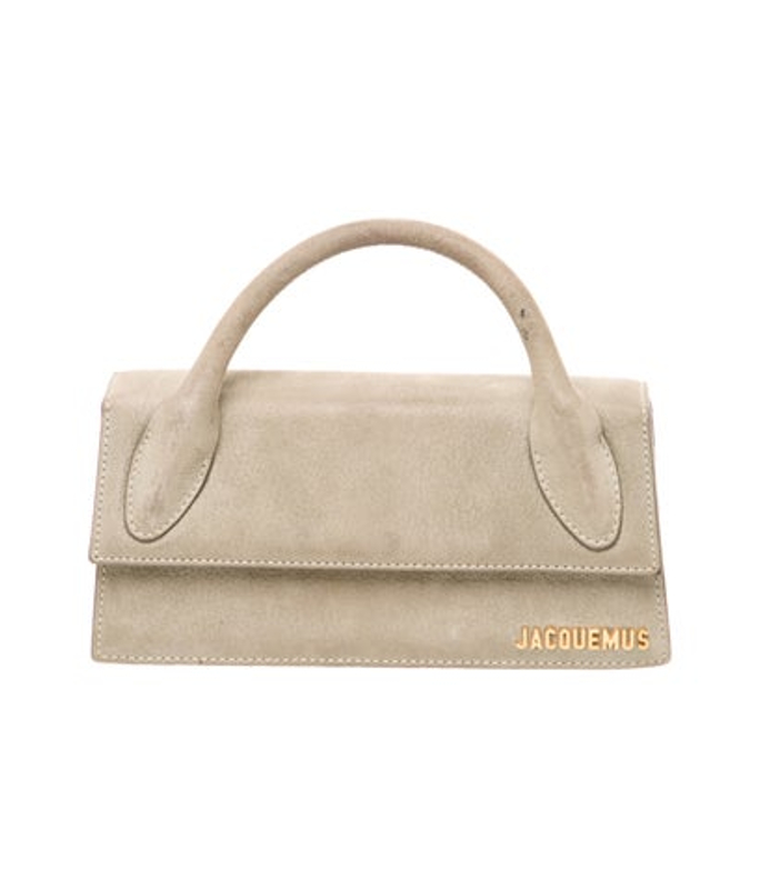 Jacquemus Suede Top Handle Bag