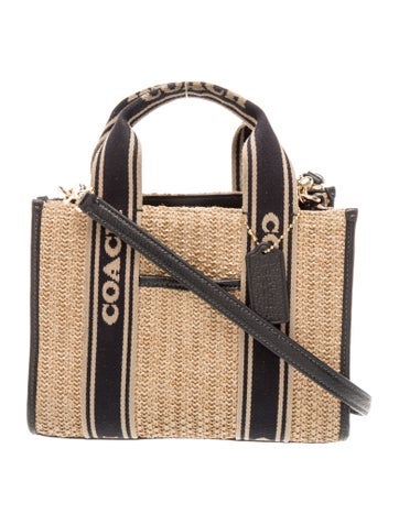 Straw Top Handle Bag