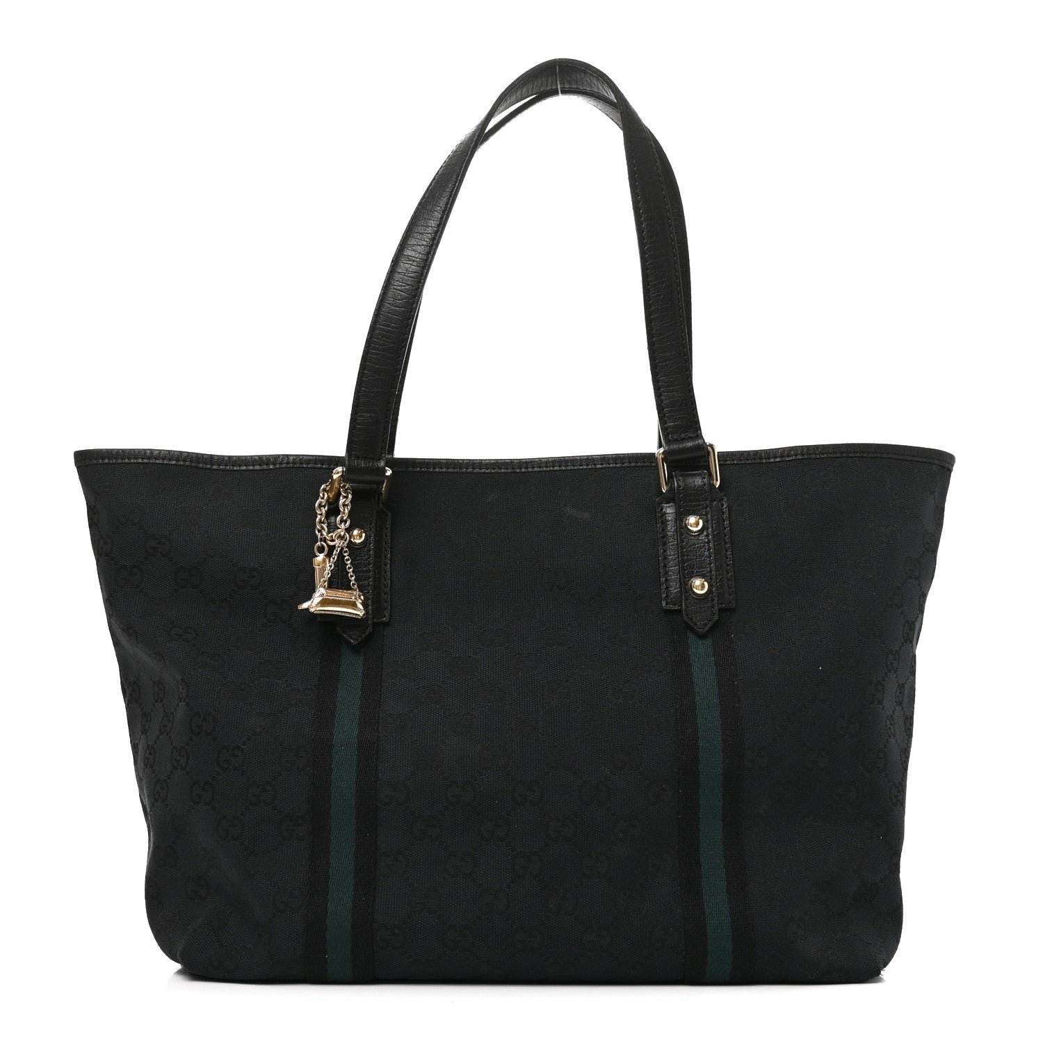 Gucci Monogram Large Jolicoeur Tote Black