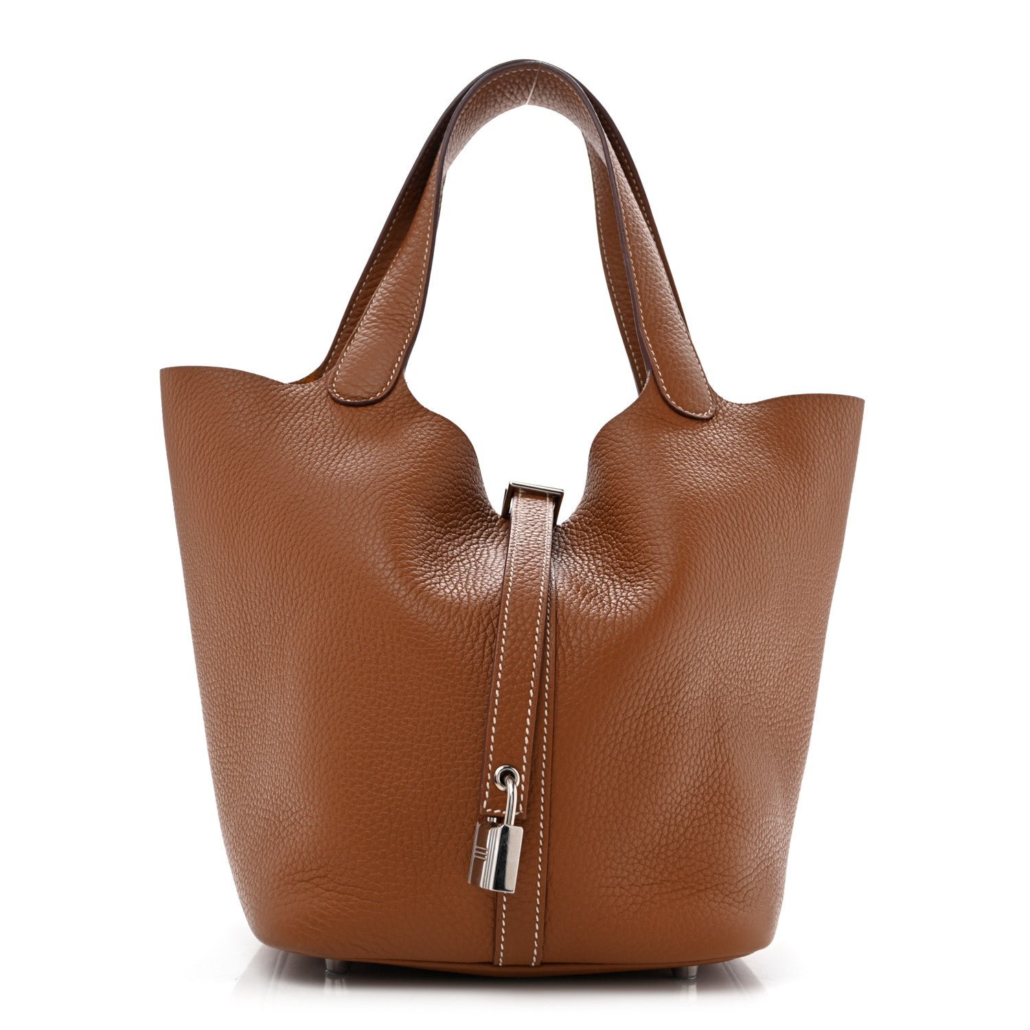 Hermes Taurillon Clemence Picotin Lock 22 MM Gold