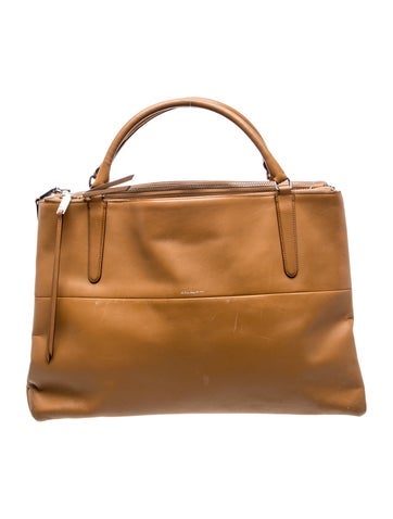 Leather Top Handle Bag