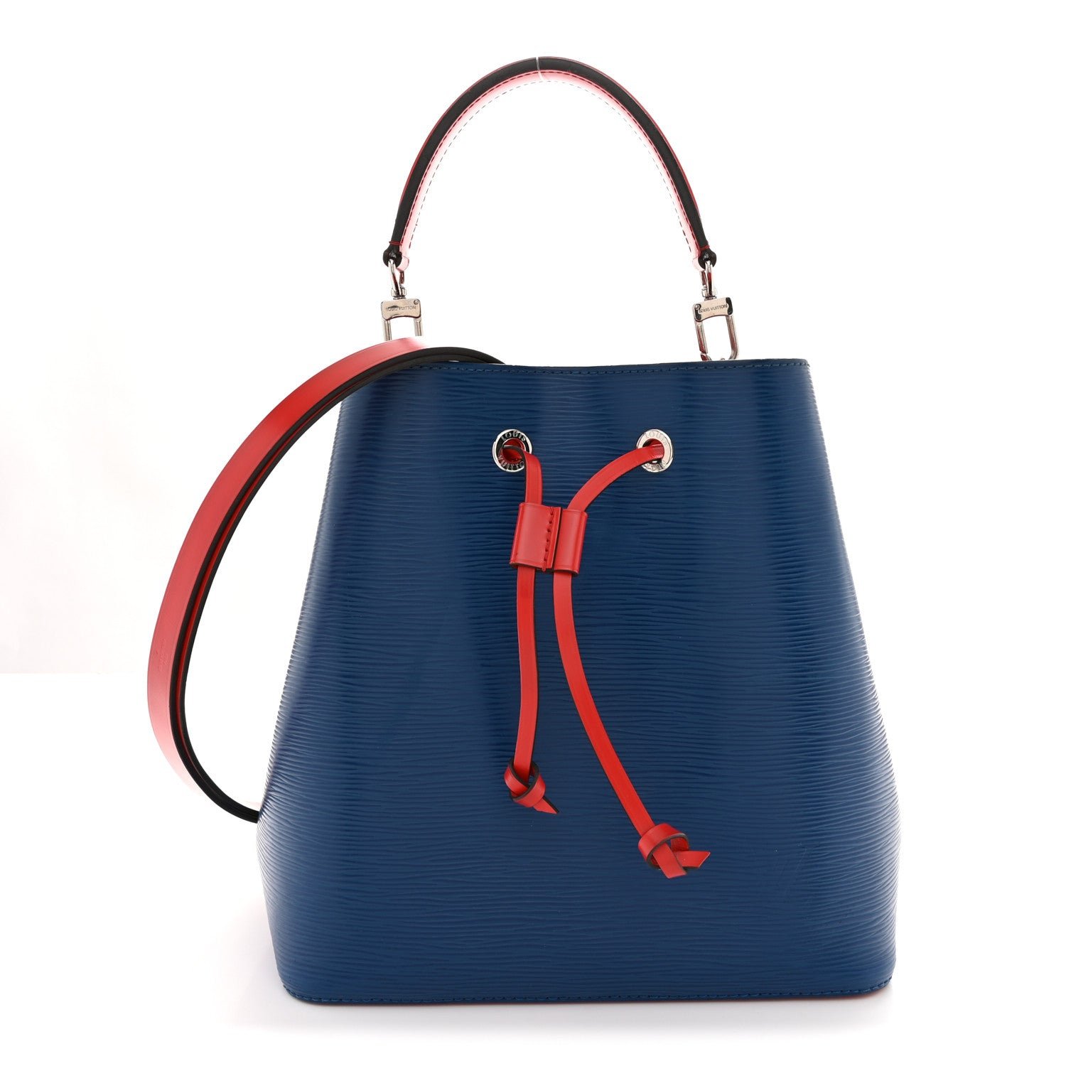 Louis Vuitton Epi Neonoe Indigo Emerald Green Coquelicot