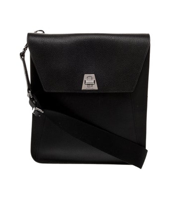 Akris Leather Messenger Bag