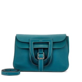 Hermes Vert Bosphore Clemence Halzan 31 Palladium Hardware, 2019 and GriGri Rodeo Charm GM, 2019