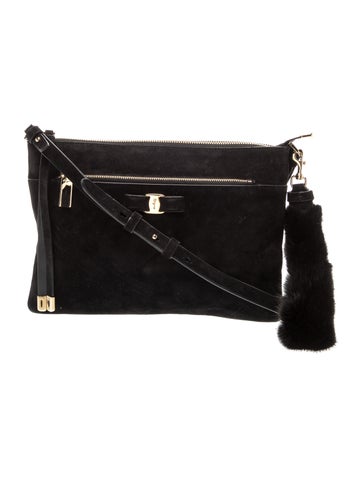 Suede Crossbody Bag