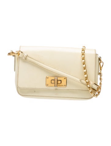 Saffiano Cuir Leather Crossbody Bag