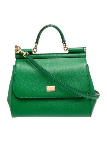 Leather Top Handle Bag Medium