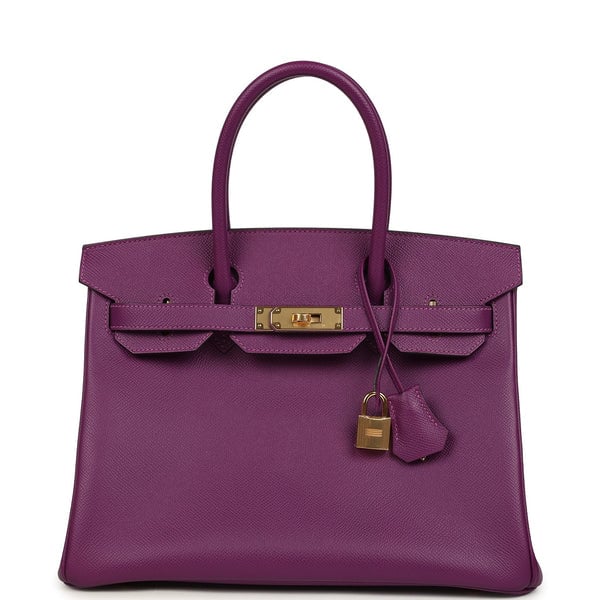 Hermes Hermes Birkin 30 Anemone Epsom Gold Hardware