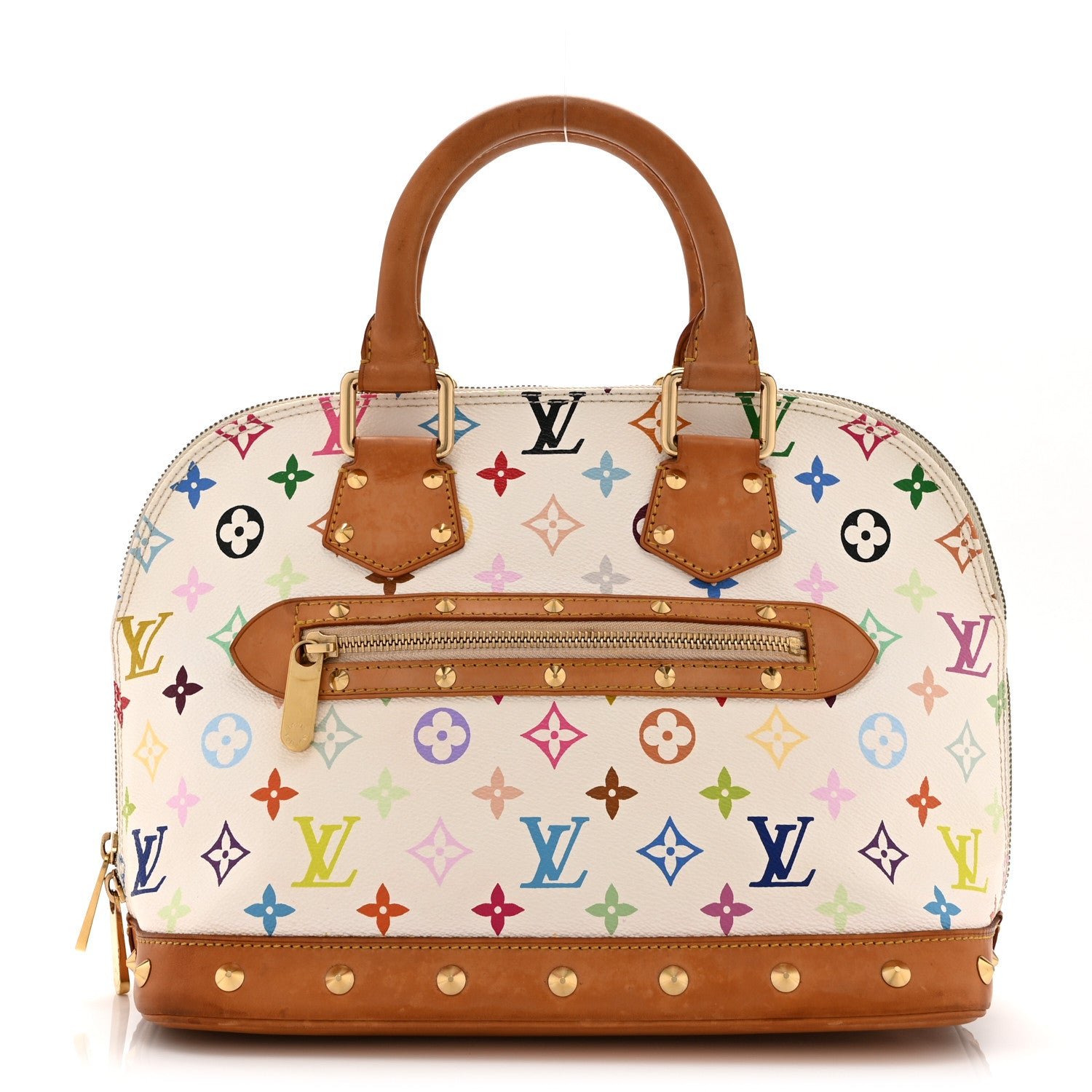 Louis Vuitton Monogram Multicolor Alma White