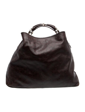 Leather Hobo Large